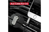 UGREEN (AV119) 3.5mm Male to 3.5mm Male Elbow Audio Connector Adapter Cable Gold-plated Port Car AUX Audio Cable - 1M